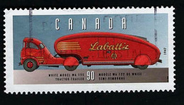 1996 Tractor Trailer  Michel CA 1552 Stamp Number CA 1605m Used - Oblitérés