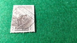 BELÇİKA-   DEMİRYOLU PAKET  POSTASI --1952-87-  5 FR.   DAMGALI - Used