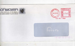 Enveloppe ITALIE ITALIA Oblitération E.M.A. 50047 PRATO 15/06/1992 - Franking Machines (EMA)