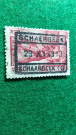 BELÇİKA-   DEMİRYOLU PAKET  POSTASI --1952-87-  10 FR.   DAMGALI - Gebraucht