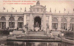 BELGIQUE - Bruxelles - Exposition Universelle De Bruxelles 1910 - Le Grand Bassin Et Entrée.. - Carte Postale Ancienne - Exposiciones Universales