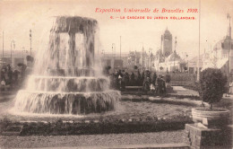 BELGIQUE - Bruxelles - Exposition Universelle De Bruxelles 1910 - La Cascade Du Jardin.. - Carte Postale Ancienne - Exposiciones Universales