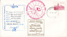 SOUTH AFRICA 1987 ANTARKTIS SOMMER EXPEDITION COMMEMORATIVE COVER - Covers & Documents