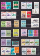 1972 EUROPA CEPT EUROPE ANNATA MNH** YEAR 22 Paesi, 46 Valori, Aurora Boreale Con 14 Stelle 14 Stars Northern Lights - 1972