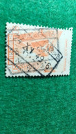 BELÇİKA-   DEMİRYOLU PAKET  POSTASI --1952-87-  80  C   DAMGALI - Gebraucht