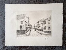 Ets Koekelberg Vers 1900 Par H. Devreux - Etchings