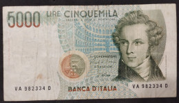 Italia – Billete Banknote De 5.000 Liras – 1985 - 5000 Liras