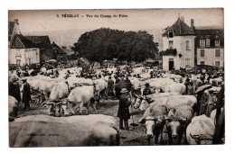 89 VEZELAY - Vue Du Champ De Foire N° 1 - Edit Pothain - Hôtel De La Poste - Ferias