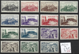 FEZZAN 28 à 42 ** Côte 20.25 € - Unused Stamps