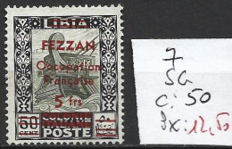 FEZZAN 7 Sans Gomme Côte 50 € - Unused Stamps