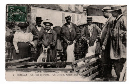 89 VEZELAY - Un Jour De Foire - Un Coin Du Marché Aux Cochons N° 3 - Edit Pothain 1907 - Gros Plan - Foires