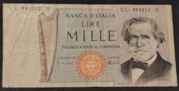 Italia – Billete Banknote De 1.000 Liras – 1975 – Firmas: Carli – Barbarito - 1000 Liras