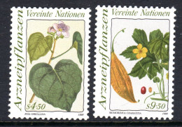 UNITED NATIONS VIENNA - 1990 MEDICINAL PLANTS SET (2V) FINE MNH ** SG V100-V101 - Ungebraucht