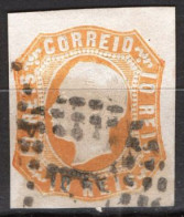 Portogallo 1862 10r. Unif.14 O/Used VF/F - Oblitérés