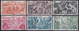 Reunion 1946 Sc C26-31 Yt PA36-41 Air Post Set MH* - Luchtpost