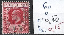 FIDJI 60 Oblitéré Côte 0.50 € - Fiji (...-1970)