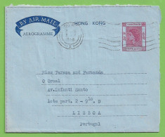 História Postal Filatelia Aerograma Aerogramme Stamps Timbres Philately Hong Kong England China - Altri & Non Classificati