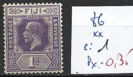 FIDJI 86 ** Côte 1 € - Fidji (...-1970)