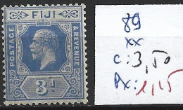 FIDJI 89 ** Côte 3.50 € - Fiji (...-1970)