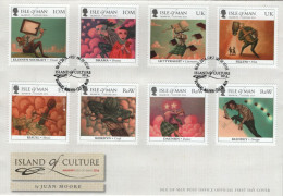 Isle Of Man 2014 FDC Sc 1611-1618 Arts And Culture Set Of 8 - Man (Ile De)