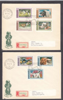 Hungary 1972 - Dogs, Mi-nr. 2742/48, 2 FDC - FDC