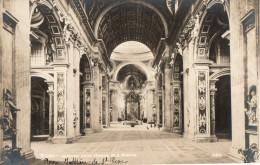 ROMA - INTERNO DELLA CHIESA DI S. PIETRO - F.P. - San Pietro