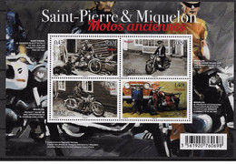 Saint Pierre & Miquelon 2017 - Motos Anciennes Souvenir Sheet Mnh - Nuevos