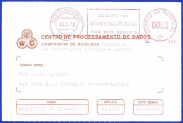 Cover - Mechanical Franchise . Companhia De Seguros Mutualidade -|- Lisboa. 1973 - Lettres & Documents