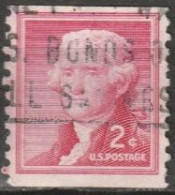 USA 1954  Mi-Nr.654 O Gestempelt Rollenmarke Thomas Jefferson ( U 45) Günstige Versandkosten - Roulettes