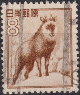 1952 Japan-Nippon ° Mi:JP 588, Sn:JP 560, Yt:JP 508, Japanese Serow (Capricornis Crispus) - Gebraucht