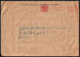 Cover - Mechanical Franchise . EMBAIXADA BRITANICA LISBOA . Lapa. Lisboa. 1977 - Cartas & Documentos