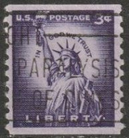 USA 1954  Mi-Nr.656 O Gestempelt Rollenmarke Freiheitsstatue ( U 51) Günstige Versandkosten - Ruedecillas