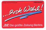 Germany - S 138/93 - BZ Erste Wahl - Berlin Newspaper - Zeitung - Chip Card - S-Series : Tills With Third Part Ads