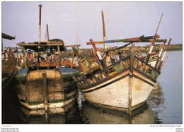 Yemen Bateaux Boats - Official Card From Tourism Of Yemen - Jemen