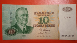 Banknote 10 Marka Finland 1980 AUNC - Finlande