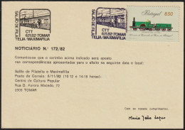 Postcard - Salão De Filatelia/ Maximafilia. Tomar 1982 - Brieven En Documenten