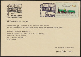 Postcard - Salão De Filatelia/ Maximafilia. Tomar 1982 - Cartas & Documentos