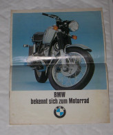 PUB PUBLICITE MOTO MOTOS MOTOCYCLETTES BMW R 50/5, R60/5, R75/5 - Motor Bikes