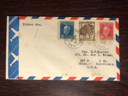 CUBA TRAVELLED COVER LETTER TO USA 1934 YEAR FINLAY YELLOW FEWER HEALTH MEDICINE - Storia Postale