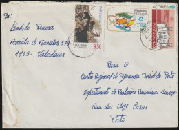 Cover - Valadares > Porto -|- Stamps - Conferência Mundial De Turismo. Madeira, Açores - Storia Postale