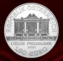 MONEDA DE 1,5 € EN 1 ONZ. DE PLATA .999 FILARMONICA DE VIENEA 2021 - Autriche