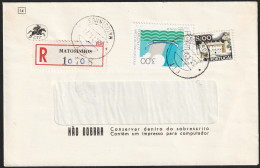 Cover - Registered. Label > Matosinhos -|- Postmark - Matosinhos. 1977 - Storia Postale