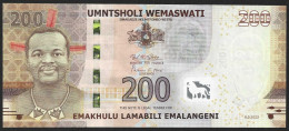 Swaziland 200 Emalangeni 2023 P45 UNC - Swasiland