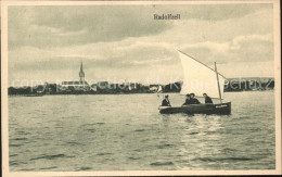 41578251 Radolfzell Panorama Vom See Aus Mit Segelboot Radolfzell Am Bodensee - Radolfzell