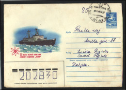 RUSSIA USSR Stationery ESTONIA USED AMBL 1385 HALJALA Nuclear Icebreaker LENIN Ship - Sin Clasificación