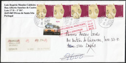 Cover - RETOUR À L'ENVOYEUR . DEVOLVIDO AO REMETENTE -!- Postmark - Bobadela Lrs. 2014 - Cartas & Documentos