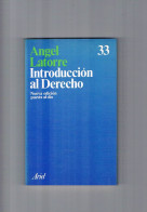 Introduccion Al Derecho Angel Latorre Ariel 1991 - Otros & Sin Clasificación