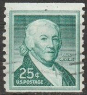 USA 1954  Mi-Nr.670 O Gestempelt Rollenmarke Paul Revere ( U 64) Günstige Versandkosten - Roulettes