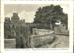41576471 Auerbach Vogtland Schloss Blick Vom Rundgang In Den Rittersaal Ruine Au - Auerbach (Vogtland)
