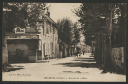 CHABEUIL Avenue De La Gare Edition Milles Rambaud Carte Ayant Voyagé En 1945 - Otros & Sin Clasificación